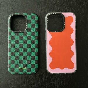 iPhone 15 pro cases // Clare v and Casetify